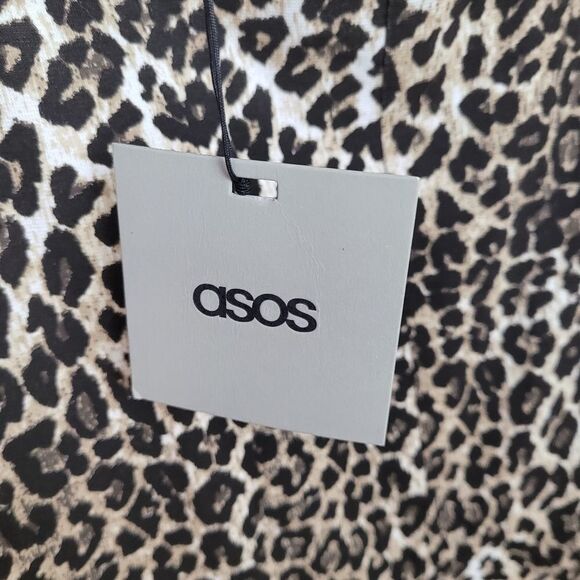 ASOS Animal Print Maxi w/Long Slit Size 14 (2468) - Picture 4 of 7